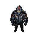 Nano Banana 2 cyberpunk birdman pixel art example